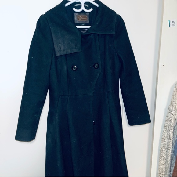 Black long MACKAGE Dress coat - Picture 3 of 6